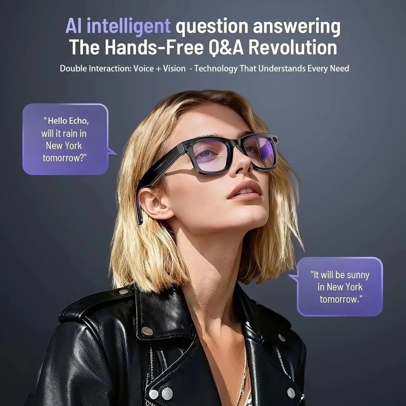Hands-Free AI Glasses for Video Capture