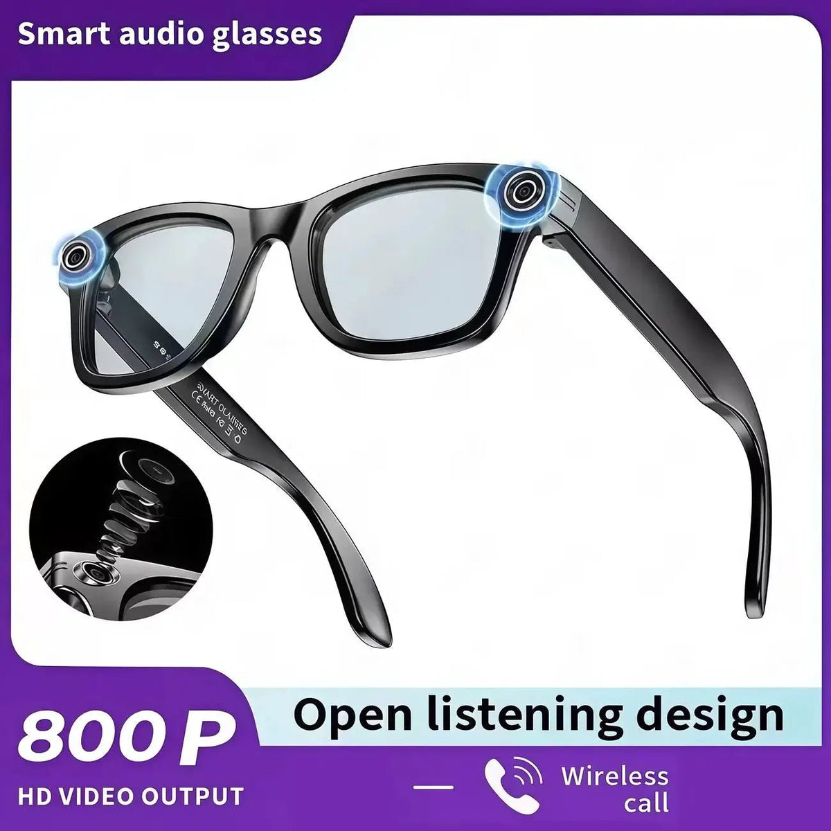Hands-Free AI Glasses for Video Capture — product view 11