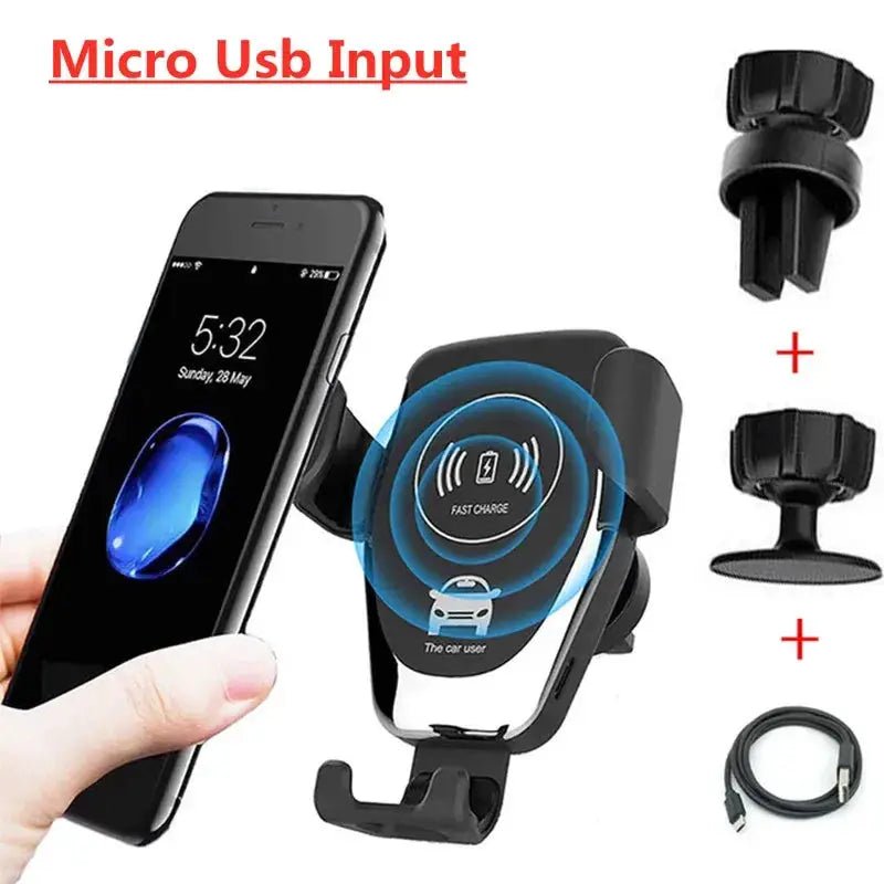 Hands Free Car Wireless Charger Mount