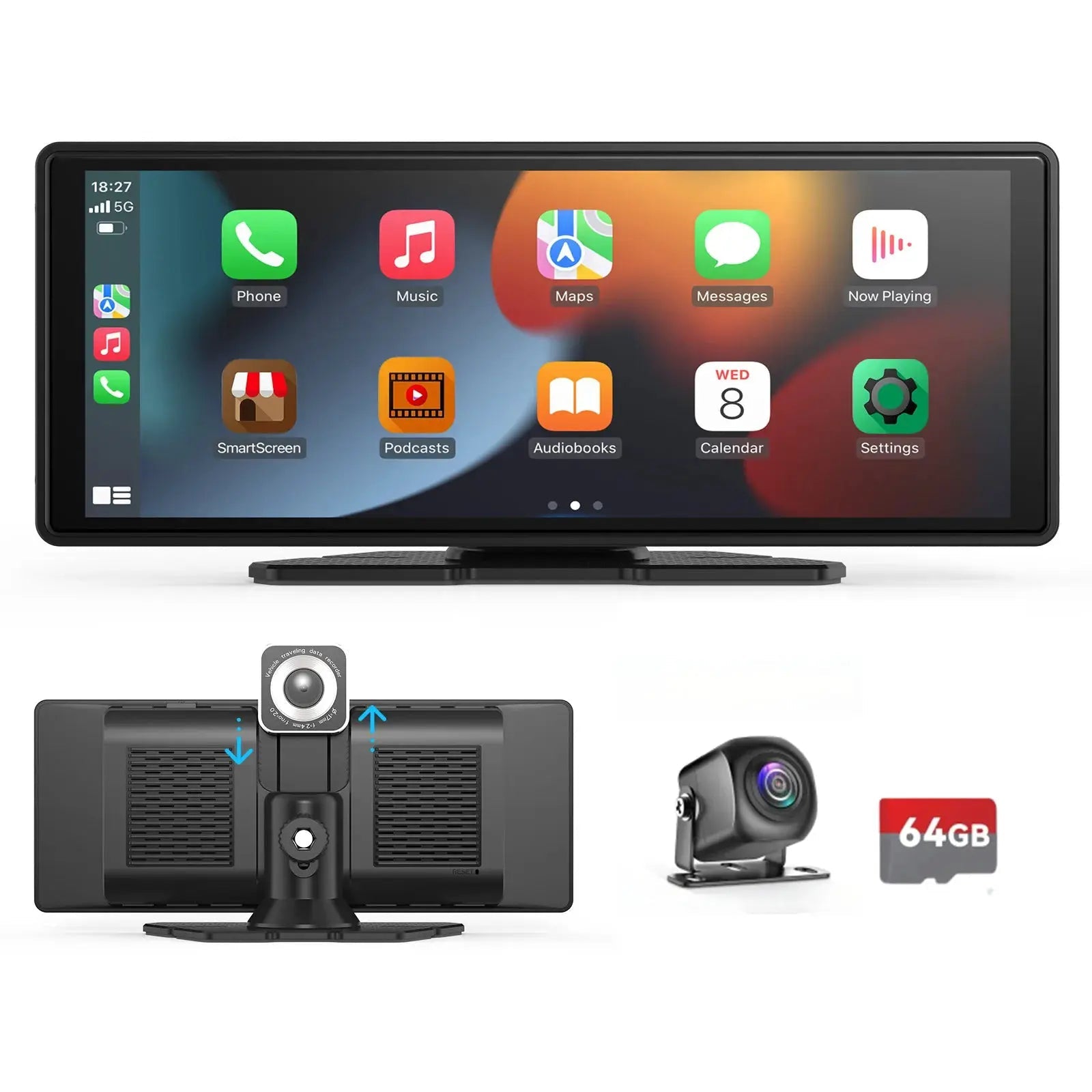 Hands Free CarPlay Screen for Drivers