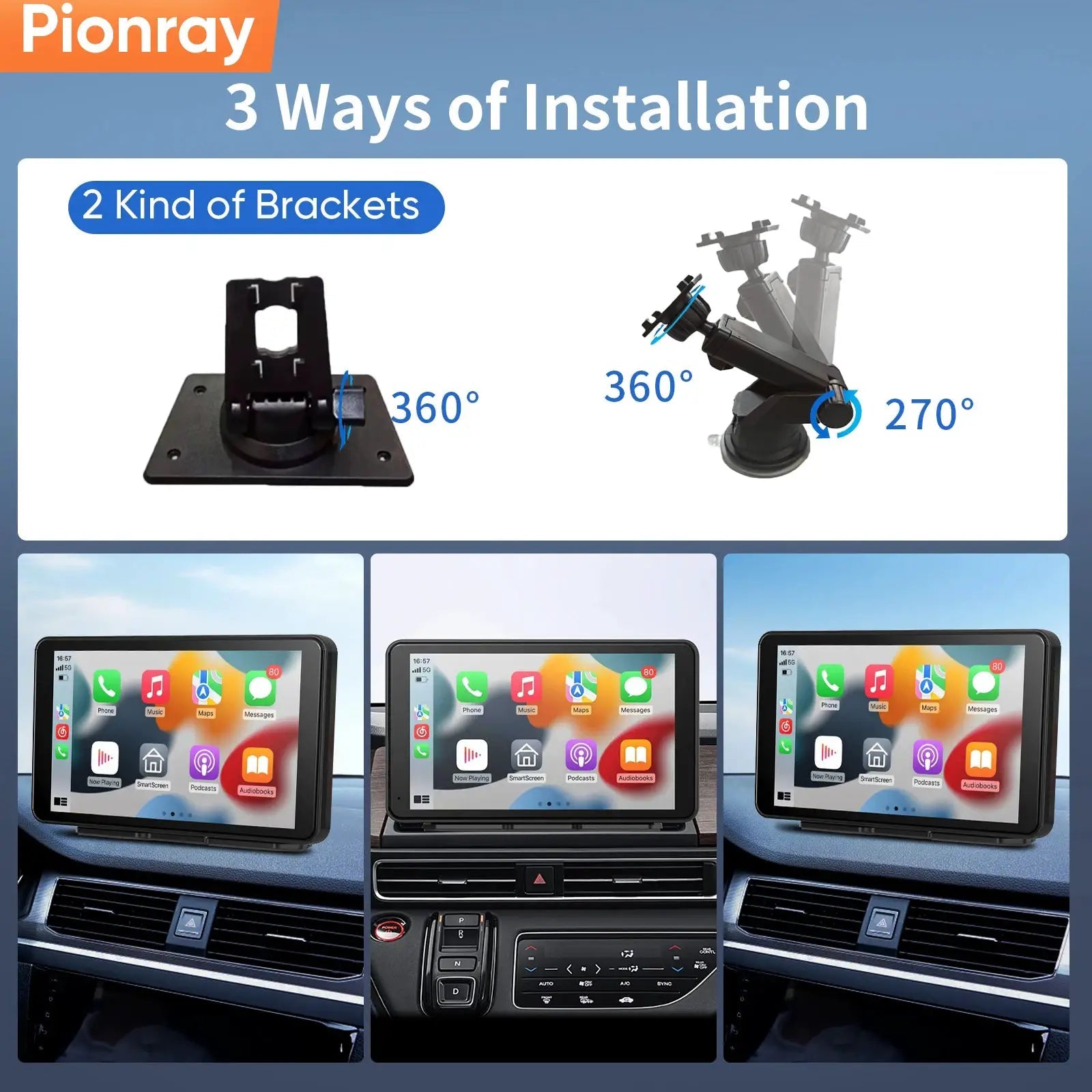 Hands-Free CarPlay Screen for Driving