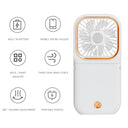 Hanging Neck Fans Mini Portable Folding Desktop Fan 3000mAh