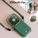 Hanging Neck Fans Mini Portable Folding Desktop Fan 3000mAh
