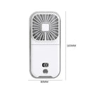 Hanging Neck Fans Mini Portable Folding Desktop Fan 3000mAh