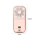Hanging Neck Fans Mini Portable Folding Desktop Fan 3000mAh