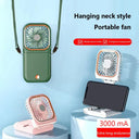 Hanging Neck Fans Mini Portable Folding Desktop Fan 3000mAh