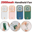 Hanging Neck Fans Mini Portable Folding Desktop Fan 3000mAh