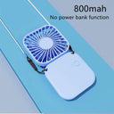 Hanging Neck Fans Mini Portable Folding USB Small Fan Cool