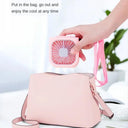 Hanging Neck Fans Mini Portable Folding USB Small Fan Cool