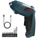 Hanmatek Mini Wireless Rechargeable Electric Screwdriver Set with LED Light