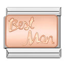 Hapiship Original Daisy Rose Heart Musical Instruments Charm Links