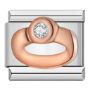 Hapiship Original Daisy Rose Heart Musical Instruments Charm Links