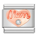 Hapiship Original Daisy Rose Heart Musical Instruments Charm Links