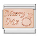 Hapiship Original Daisy Rose Heart Musical Instruments Charm Links