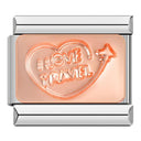 Hapiship Original Daisy Rose Heart Musical Instruments Charm Links