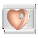 Hapiship Original Daisy Rose Heart Musical Instruments Charm Links