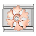 Hapiship Original Daisy Rose Heart Musical Instruments Charm Links