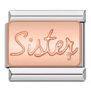 Hapiship Original Daisy Rose Heart Musical Instruments Charm Links