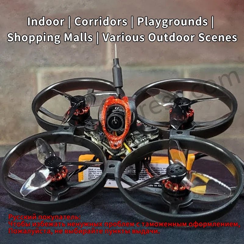 Happymodel Mobula8 Drone Frame Kit 1 - 2S 85mm Micro FPV Whoop - Freestyle Power X