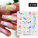 Harunouta Summer Floral Nail Art Decals for Stylish Designs