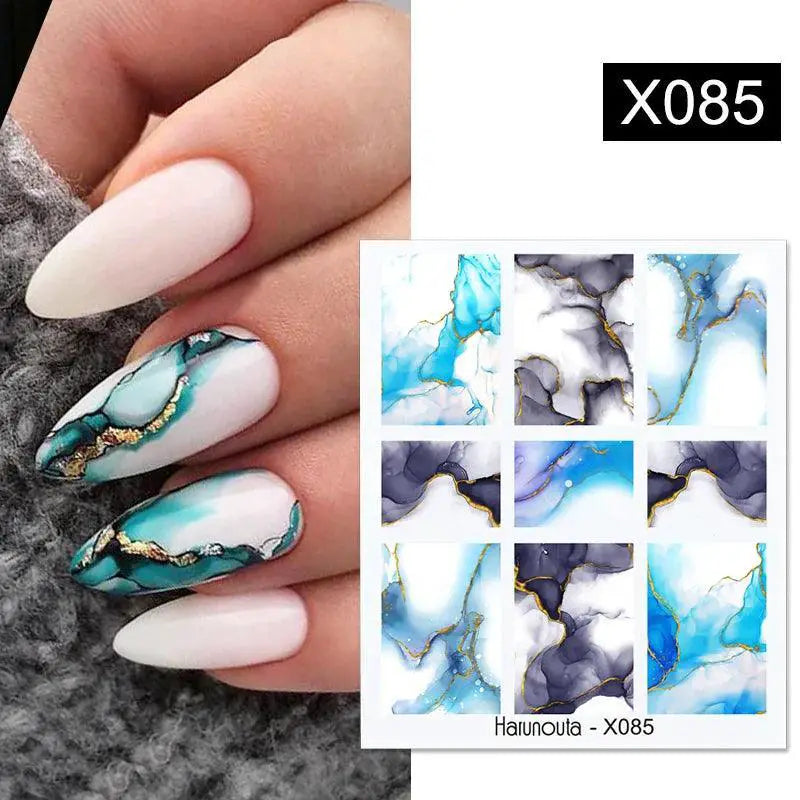 Harunouta Summer Floral Nail Art Decals For Stylish Designs