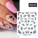 Harunouta Summer Floral Nail Art Decals for Stylish Designs