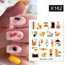 Harunouta Summer Floral Nail Art Decals for Stylish Designs