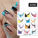 Harunouta Summer Floral Nail Art Decals for Stylish Designs