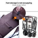 Hauling Folding Wagon Outdoors