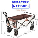 Hauling Folding Wagon Outdoors