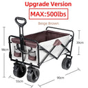 Hauling Folding Wagon Outdoors