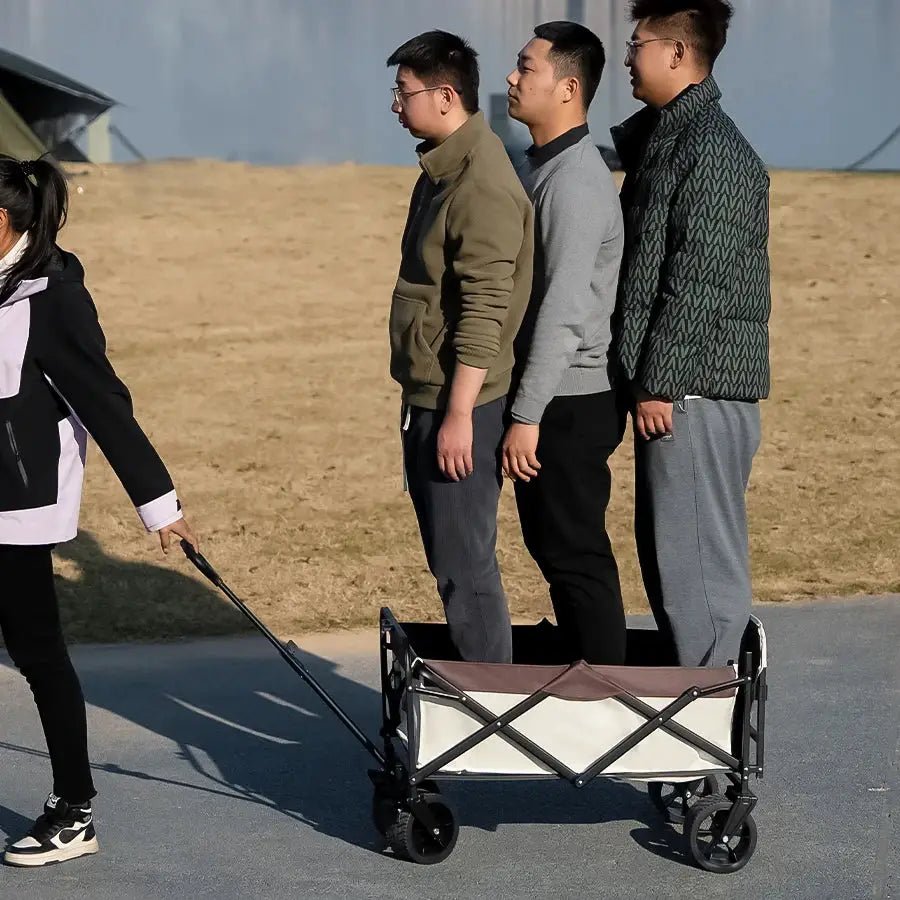 Hauling Folding Wagon Outdoors