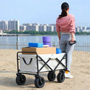 Hauling Folding Wagon Outdoors