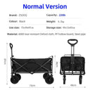 Hauling Folding Wagon Outdoors