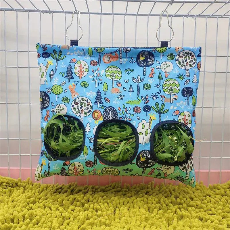 Hay Bag Feeder Holder For Small Animals Rabbits Guinea Pigs