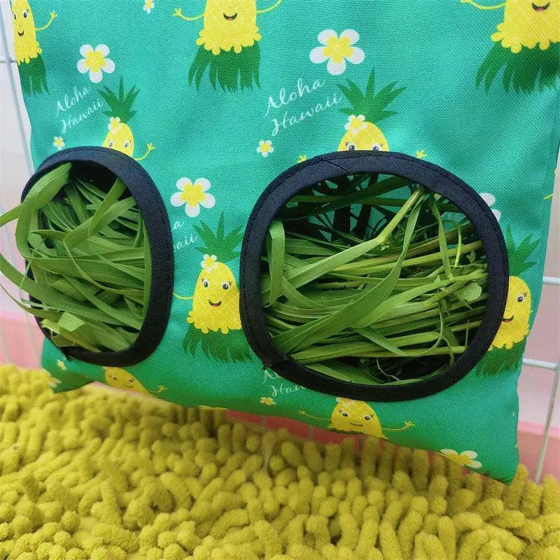 Hay Bag Feeder Holder For Small Animals Rabbits Guinea Pigs