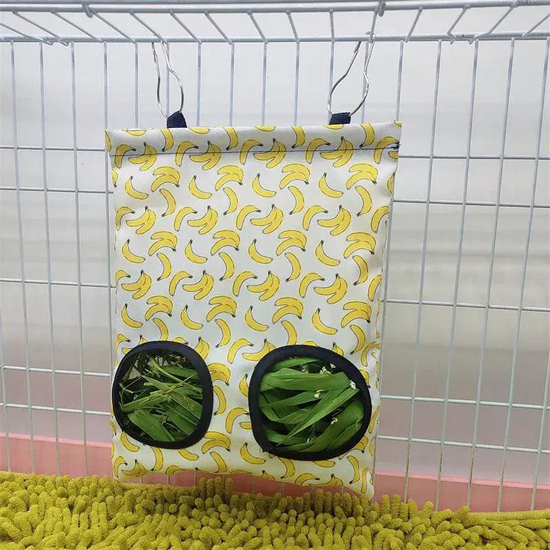Hay Bag Feeder Holder For Small Animals Rabbits Guinea Pigs