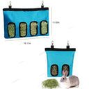 Hay Feeder Hanging Pouch for Small Animals Durable Dispenser