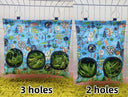 Hay Feeder Hanging Pouch for Small Animals Durable Dispenser