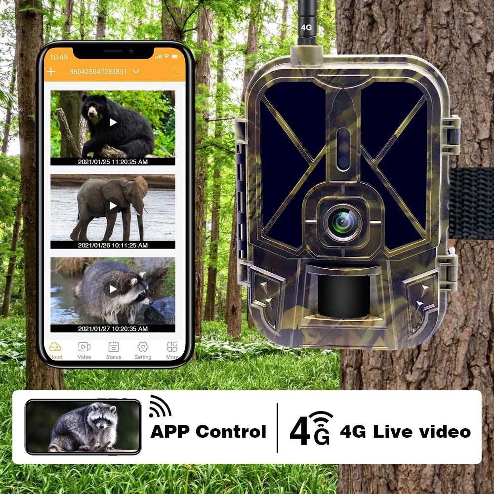 HC 940PROLI 4K Live Stream Trail Camera - 4G 30MP Night Vision Cloud Service Pro