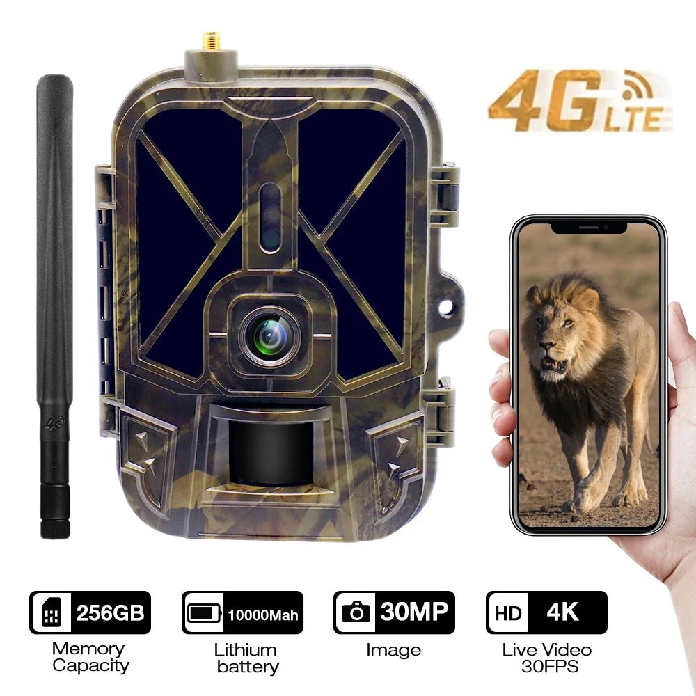 HC 940PROLI 4K Live Stream Trail Camera - 4G 30MP Night Vision Cloud Service Pro