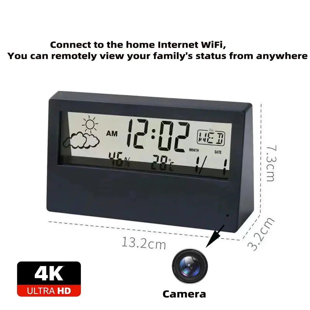HD 4K Mini WiFi Camera Nanny Cam With Motion Detection And Remote Viewing