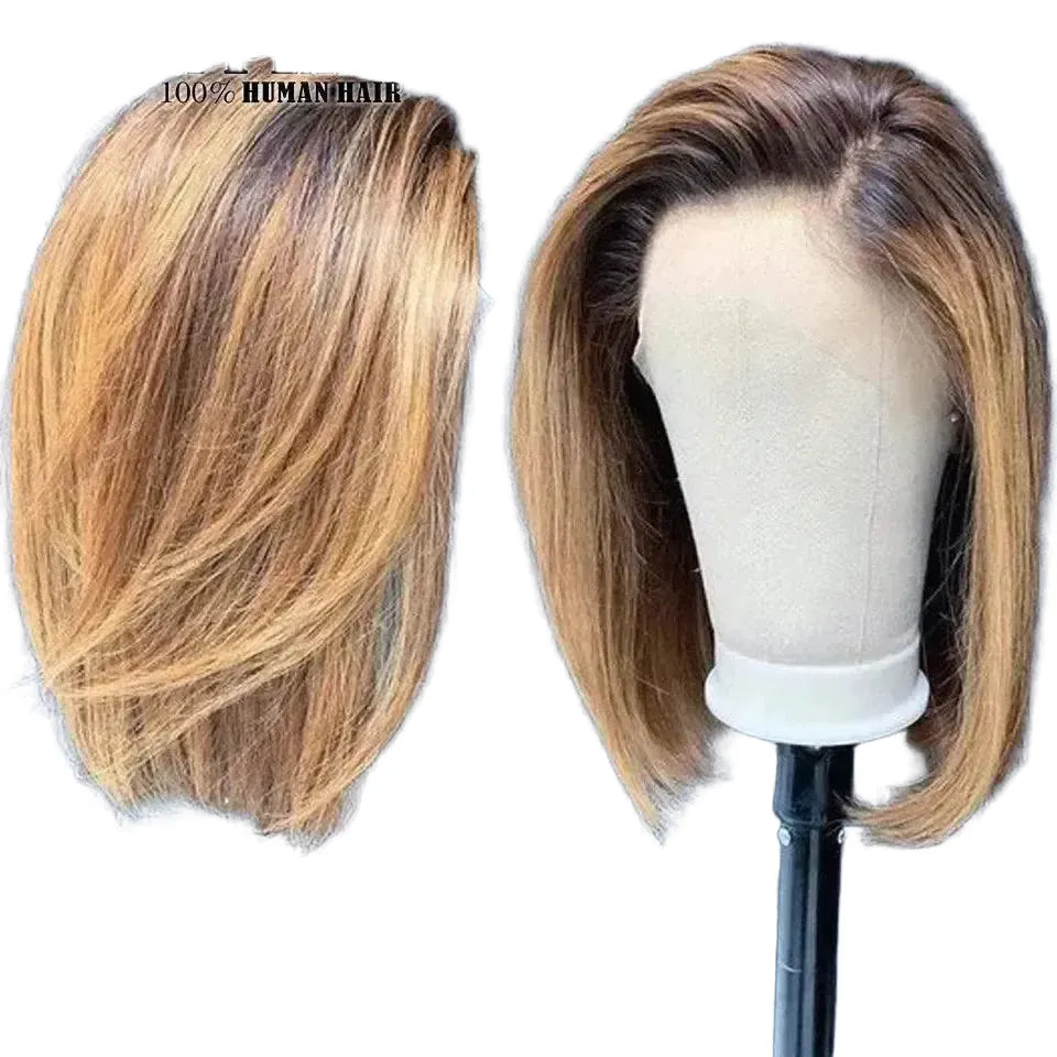 Glueless Hd Bob Lace Front Wig for Women — Ombre  Bob