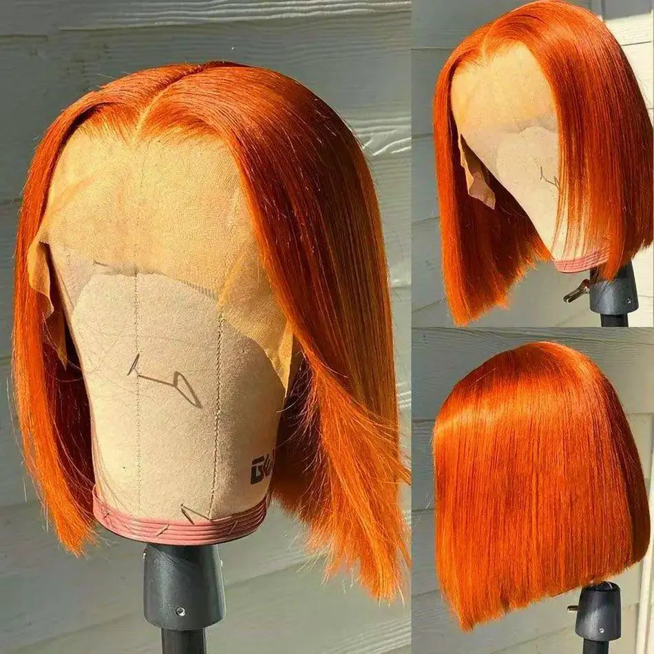 HD Lace Frontal Bone Straight Bob Wig For Women Human Hair