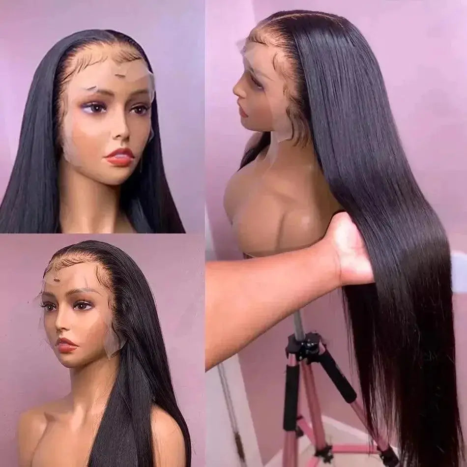 HD Transparent Lace Front Human Hair Wigs For Women