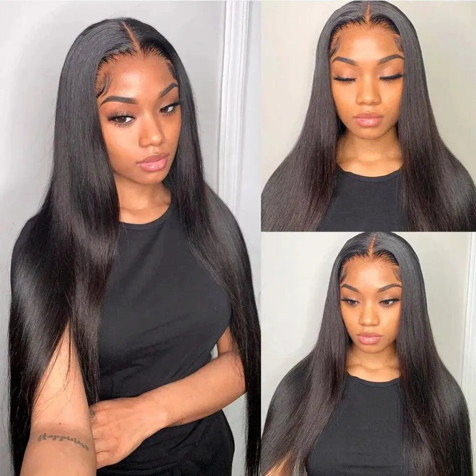 HD Transparent Lace Front Human Hair Wigs For Women