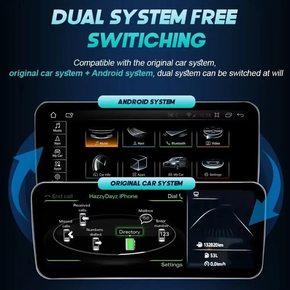 Head Unit Upgrade for Audi A6/A7 CarPlay