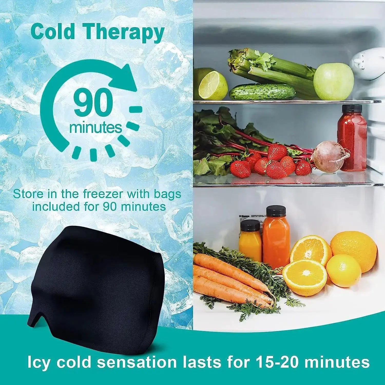 Headache Relief Ice Cap for Migraine and Stress Pain