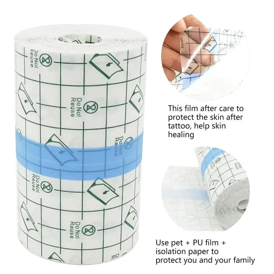 Healing Tattoo Film Accelerate Recovery Transparent
