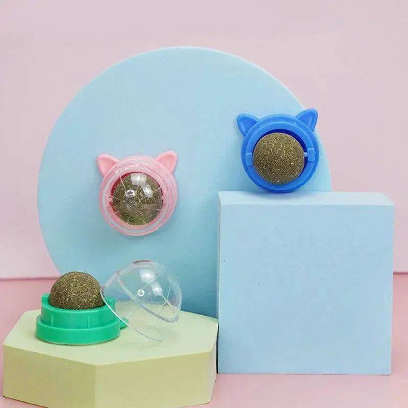 Healthy Cat Catnip Toys Ball for Dental Health Fun